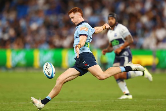 Sid Harvey has a powerful left boot.