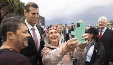 Ben Roberts-Smith spotted at Gold Coast Anzac Day Dawn Service