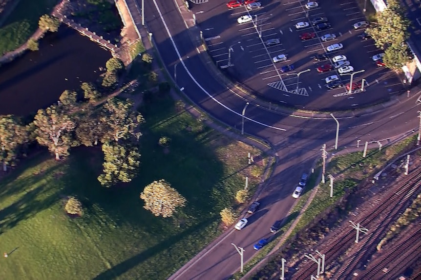 an aerial view of Hartley Road and Terminus Road seven hill