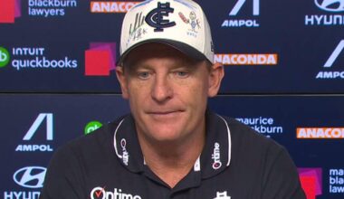 Michael Voss Round 4 press conference, Carlton Blues vs North Melbourne Kangaroos, Good Friday
