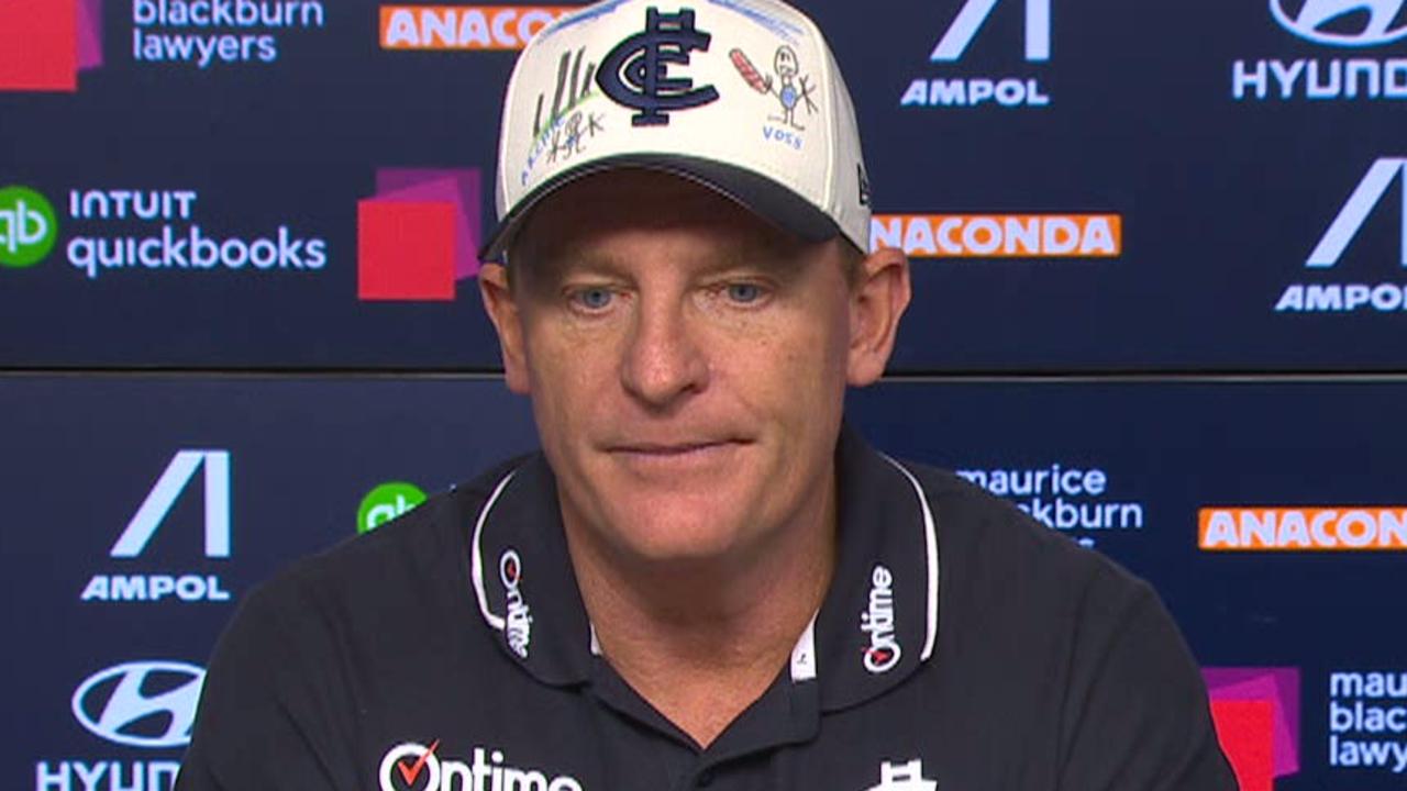 Michael Voss Round 4 press conference, Carlton Blues vs North Melbourne Kangaroos, Good Friday