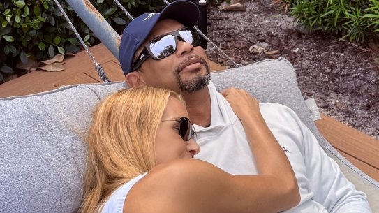 Woods and Trump had been seen at Torrey Pines in San Diego when he arrived to hand out the trophy to the winner of the Genesis Invitational.