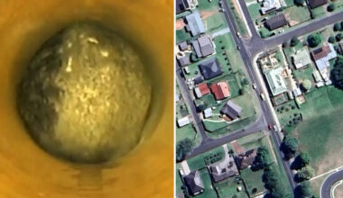 Council crew stunned as 'monstrous fatberg' turns out to be 'curious' Aussie creature