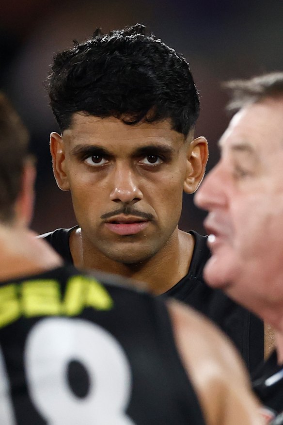 St Kilda star Nasiah Wanganeen-Milera.