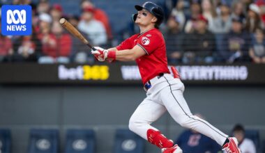 Australia's Travis Bazzana makes Major League Baseball debut for Guardians against Rays
