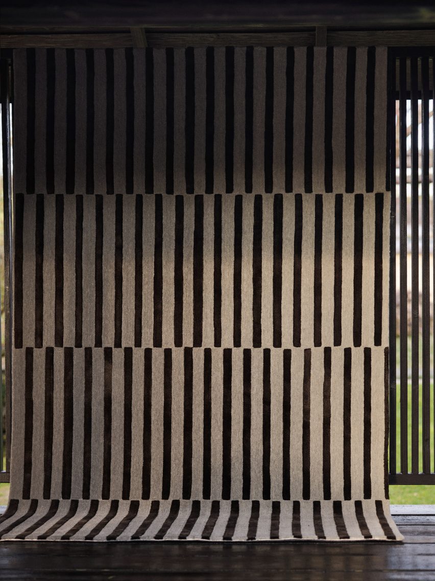 Faces rug collection by Kengo Kuma for Jaipur Rugs