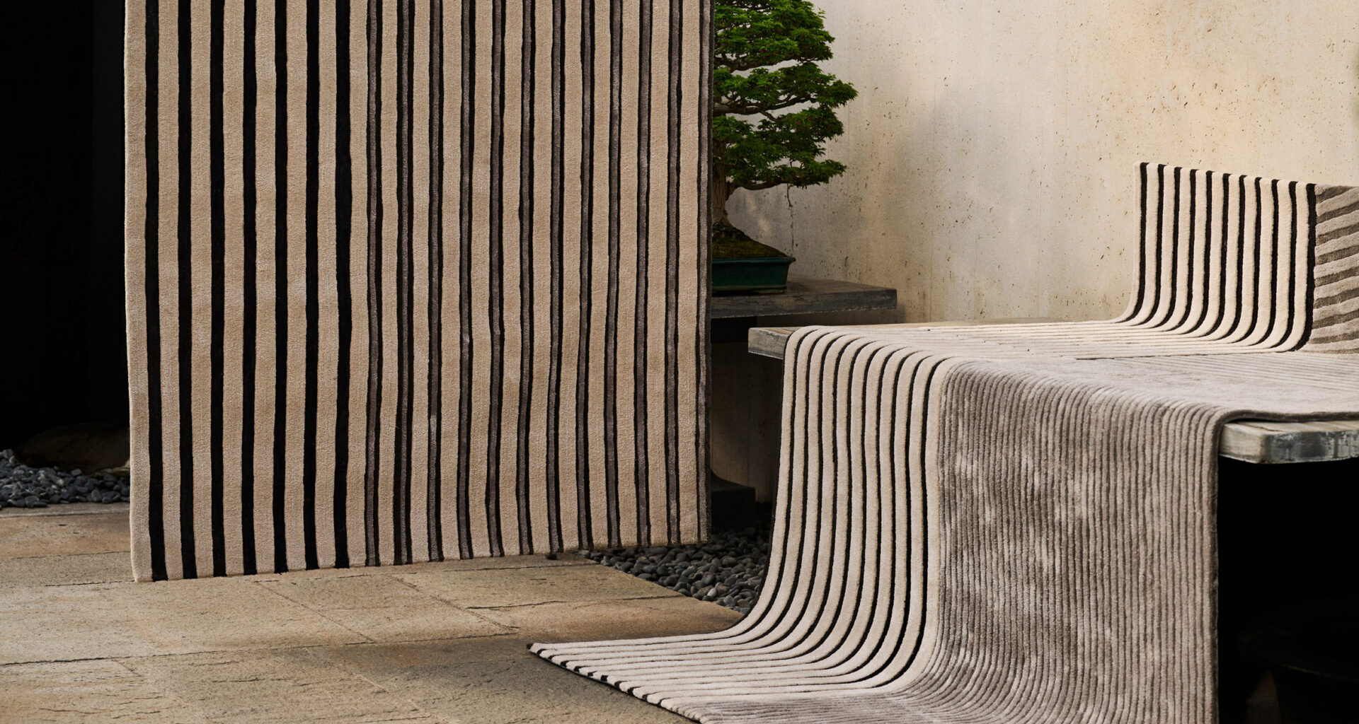 Faces rug collection by Kengo Kuma for Jaipur Rugs