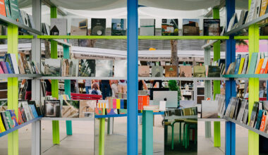 fala turns leftover metal into color-coded grid in porto