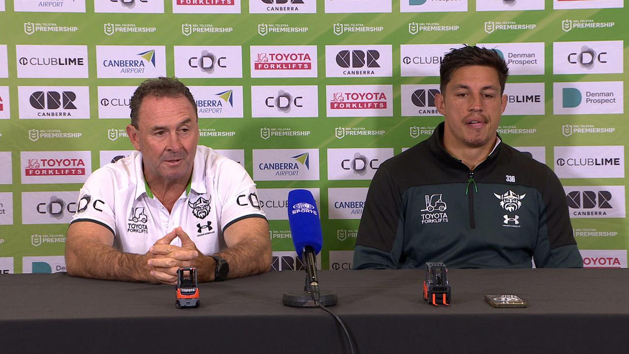 Ricky Stuart press conference, Canberra Raiders, what did he say, Tamale sin bin, reaction, news