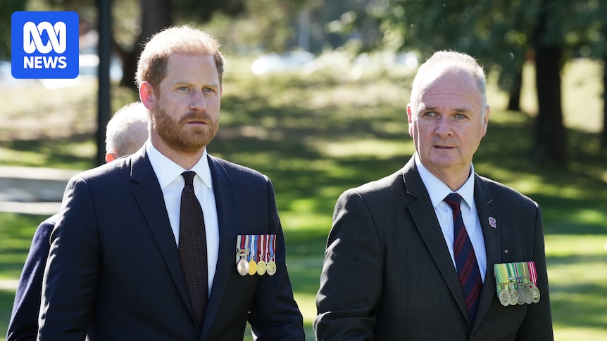 Duke of Sussex attends smoking ceremony at Australian War Memorial in Canberra