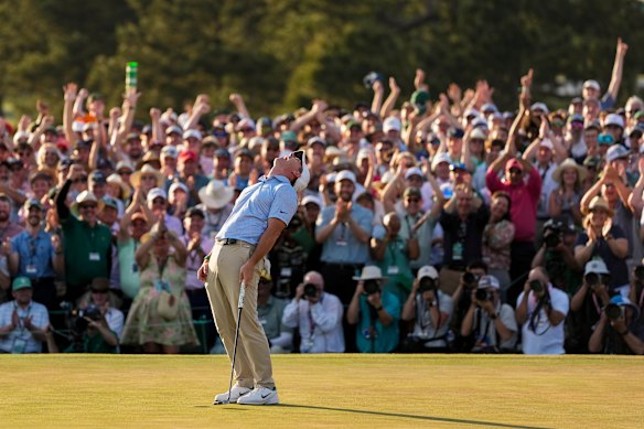 McIlroy’s winning moment.