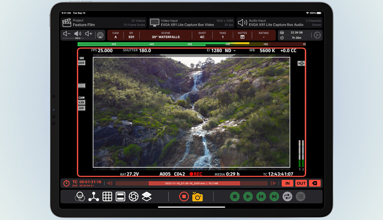 Video Assist iPad App Update Adds Canon Record Trigger, RED and Sony Venice Metadata, VTR Reports