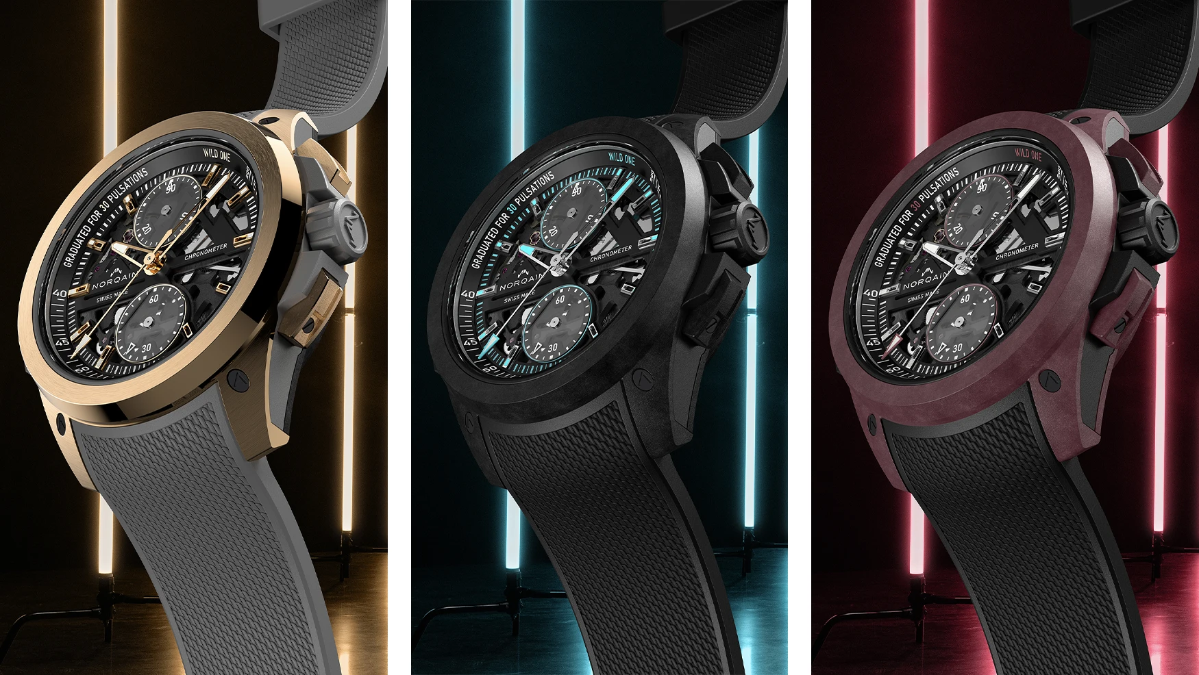 Norqain Wild One Skeleton Chrono