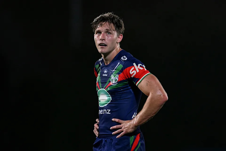Luke Metcalf looks on during a game.