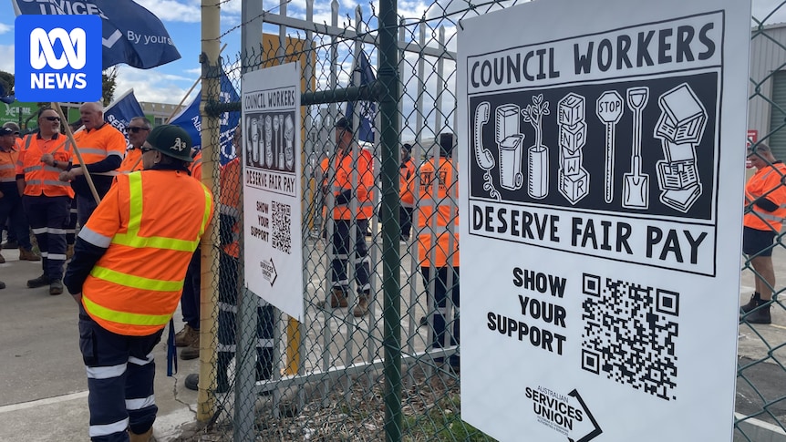 Council workers refuse to empty wheelie bins and issue parking fines as pay dispute intensifies