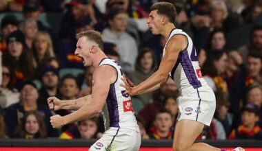 Skipper saves the day for Dockers as Crows' furious surge falls short