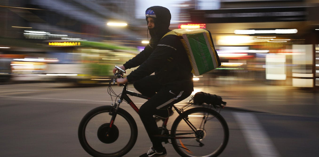 Apps pressure delivery riders into courting danger – here’s what needs to change
