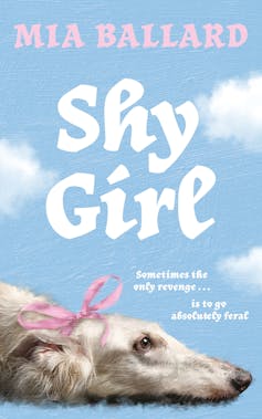 book cover - Shy Girl - with sad dog