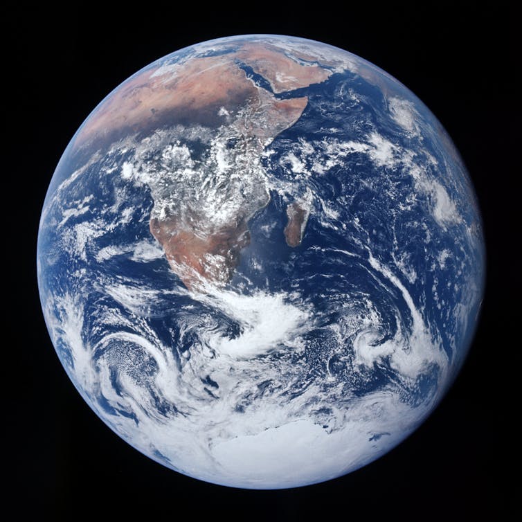 An image of the entire Earth from space.