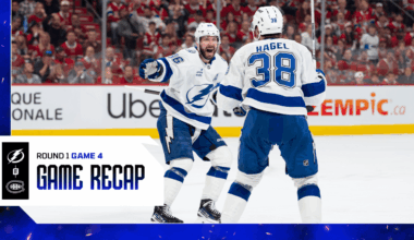 Game 4 Recap: Lightning 3, Canadiens 2