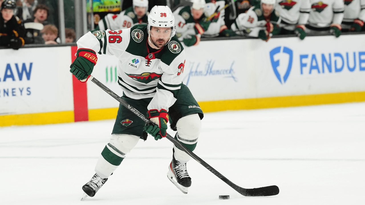 Zuccarello out for Wild in Game 2 of West 1st Round with upper-body injury