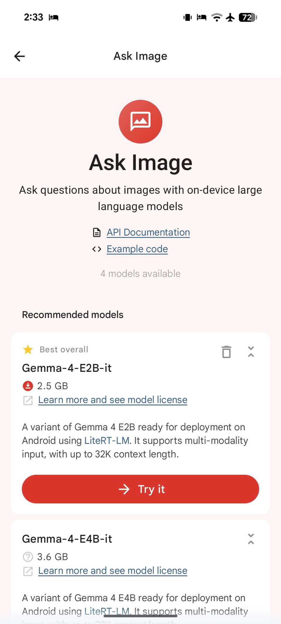 Gemma 4 ask image model