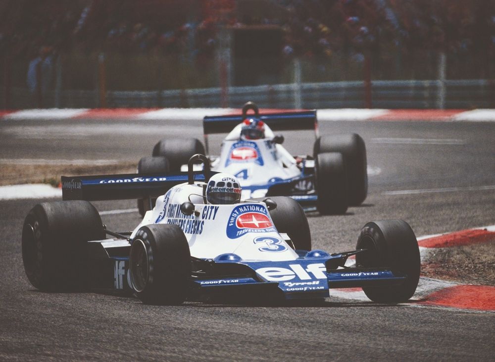 British garagiste Tyrrell
ran the all-French line-up of Pironi and Depailler in 1978
