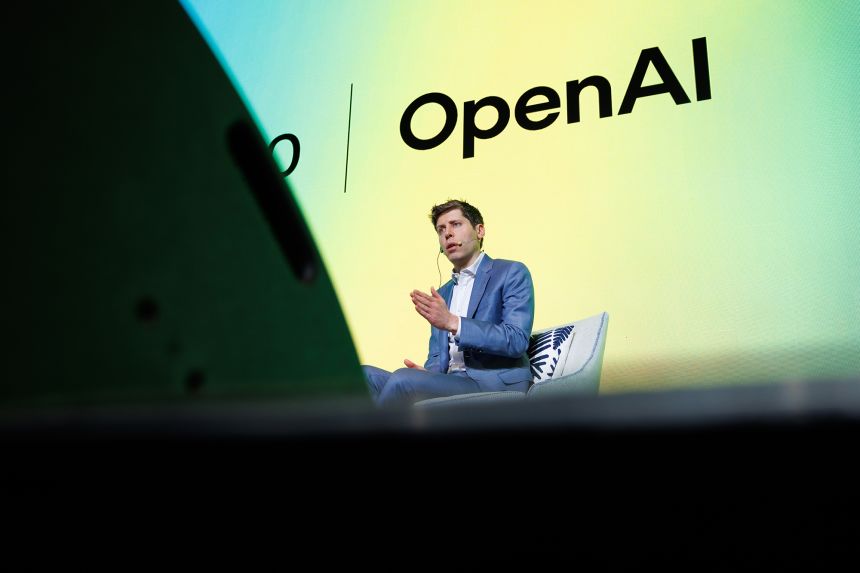 Sam Altman, chief executive officer of OpenAI, speaks at Kakao Media Day in Seoul, South Korea, in February 2025.
