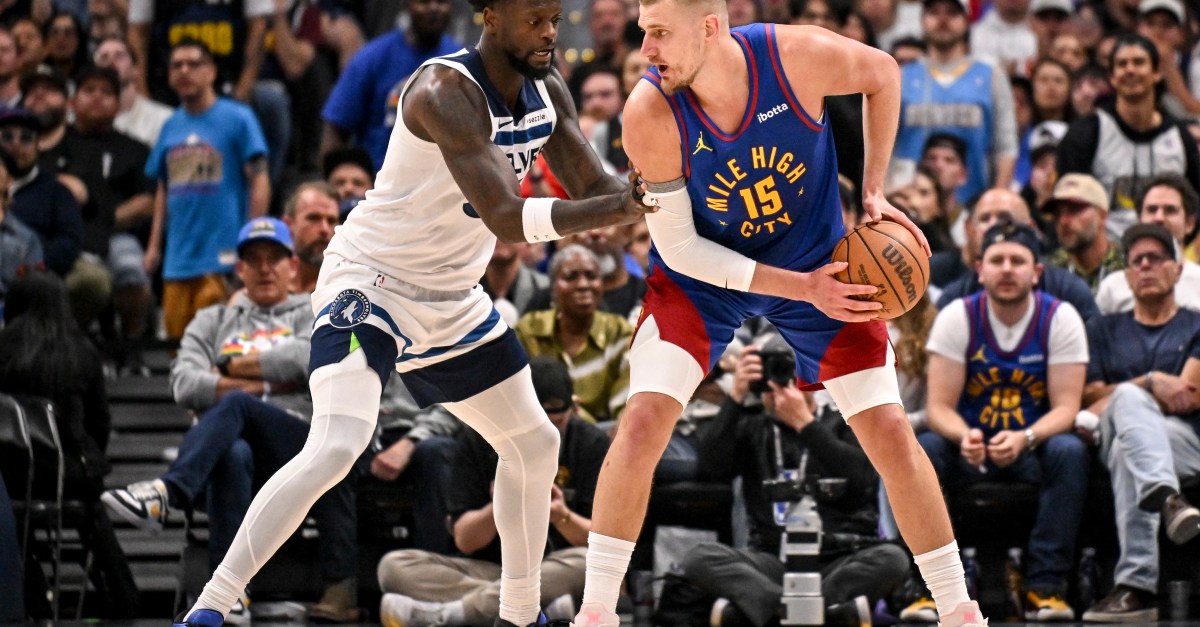 Nikola Jokic was poked 13 times in 7 seconds. The NBA has a problem
