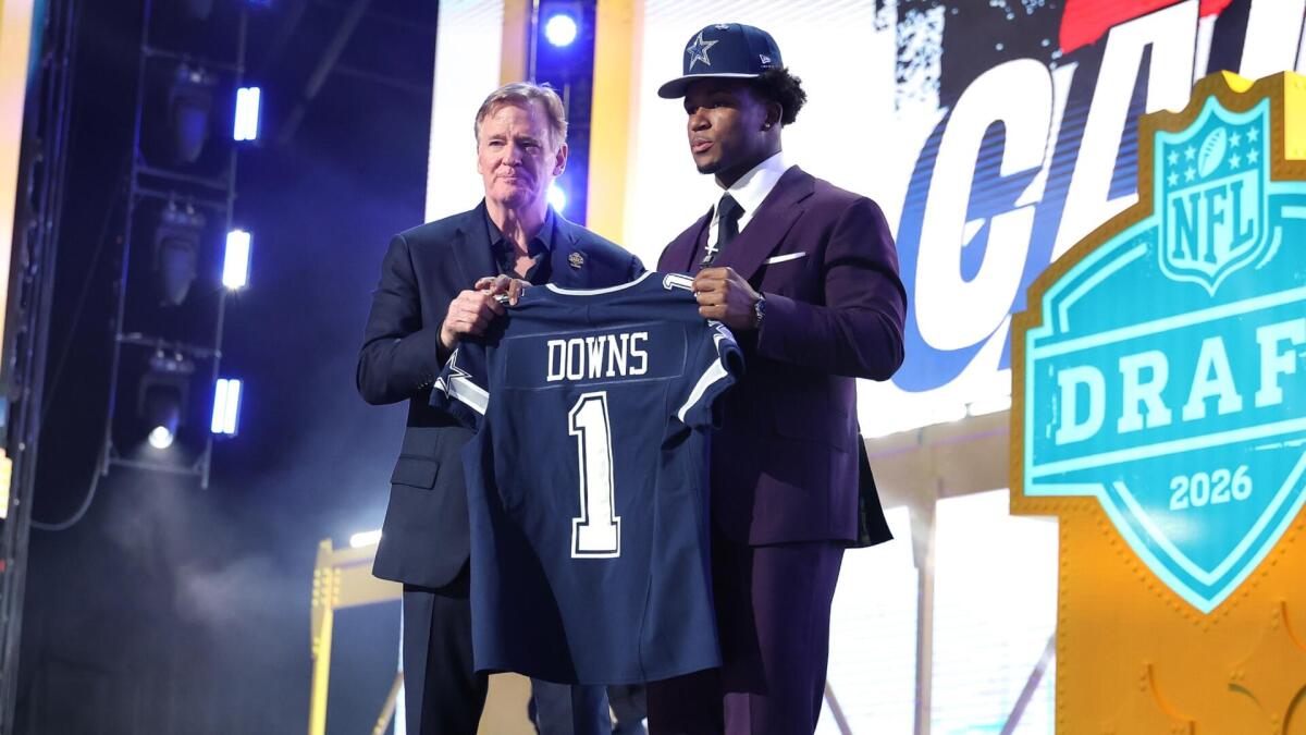 NFL futures odds: Bettors liking Bain Jr., Downs for DROY in 2026