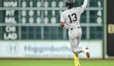 Yankees slug 4 HRs, extend winning streak to 7 games with 12-4 win over Astros
