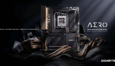 gigabyte releases x870e aero x3d dark wood motherboard