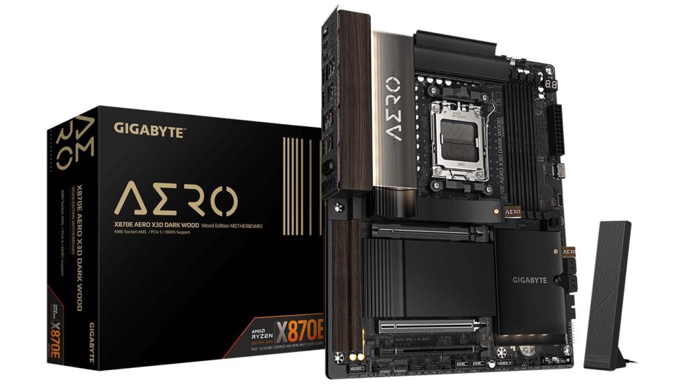 gigabyte x870e aero x3d dark wood