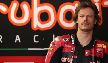 Nicolo Bulega, 2026 WorldSBK Phillip Island Test, pit box. Credit: Gold and Goose.