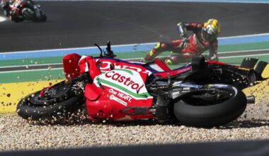 Joan Mir crash, 2026 Brazilian MotoGP.