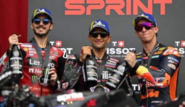 Martin, Bagnaia, Acosta, 2026 US MotoGP Sprint.