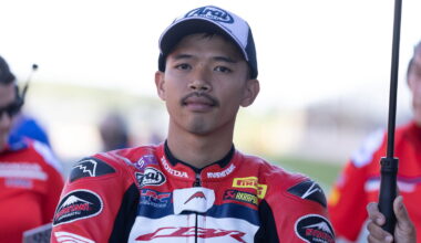 Somkiat Chantra, 2026 Portuguese WorldSBK, grid. Credit: Gold and Goose.