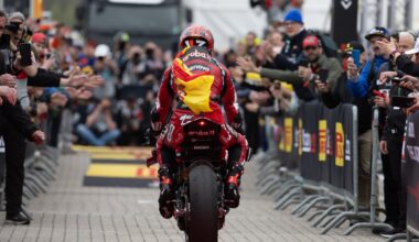 Iker Lecuona, 2026 Dutch WorldSBK, parc ferme. Credit: Gold and Goose.