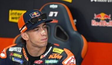 Pedro Acosta, 2026 MotoGP Spanish Grand Prix, pit box. Credit: Gold and Goose.