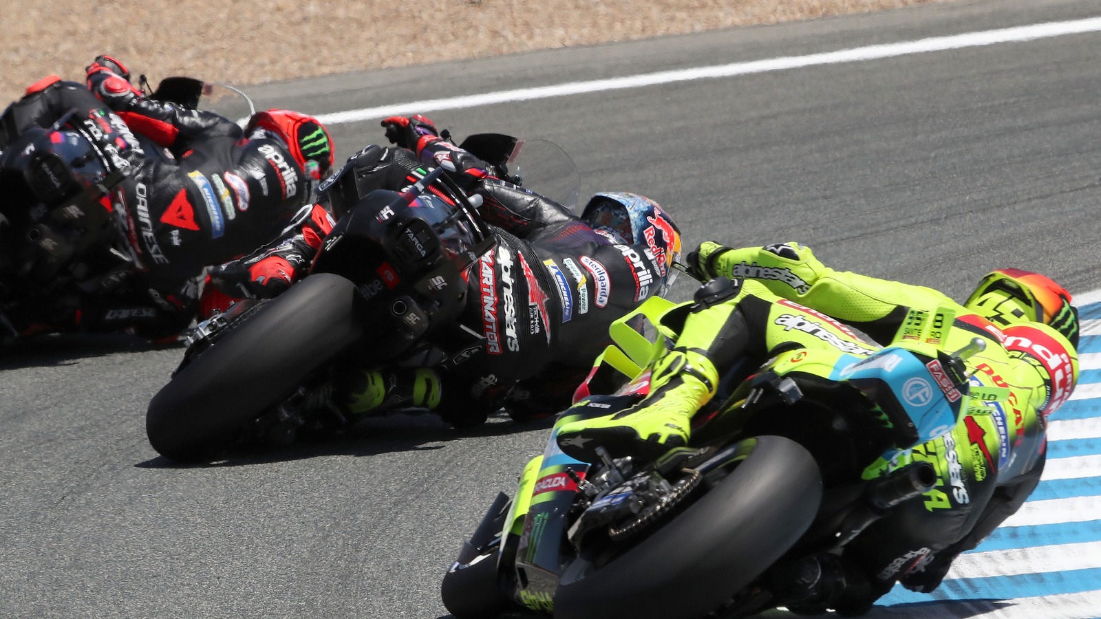 Bezzecchi, Martin, di Giannantonio, 2026 Spanish MotoGP.