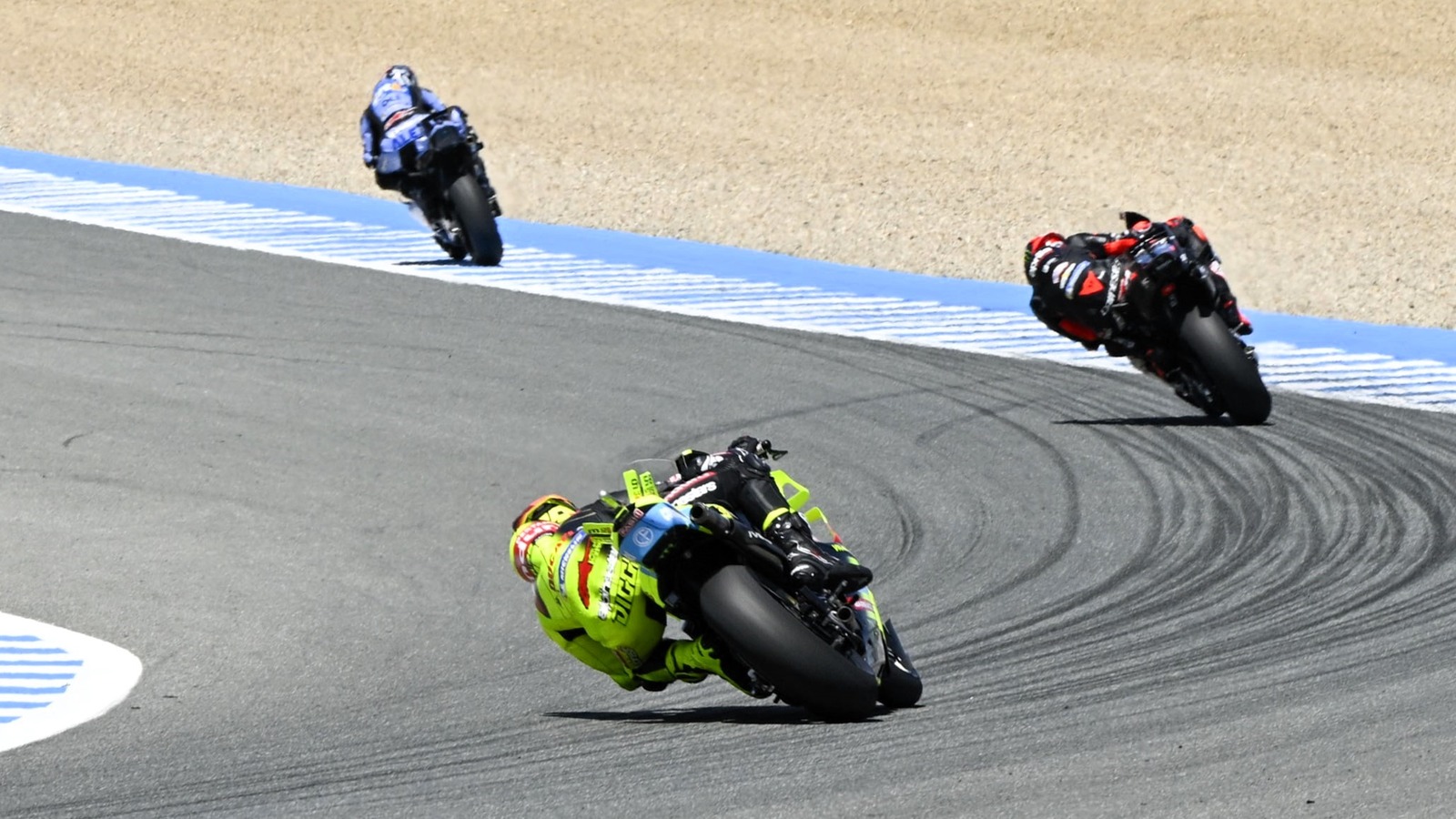 Alex Marquez, Marco Bezzecchi, Fabio di Giannantonio, 2026 Spanish MotoGP.