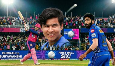 15-Year-Old Vaibhav Sooryavanshi Smashes Jasprit Bumrah for Two Sixes in Three Balls in RR vs MI IPL match