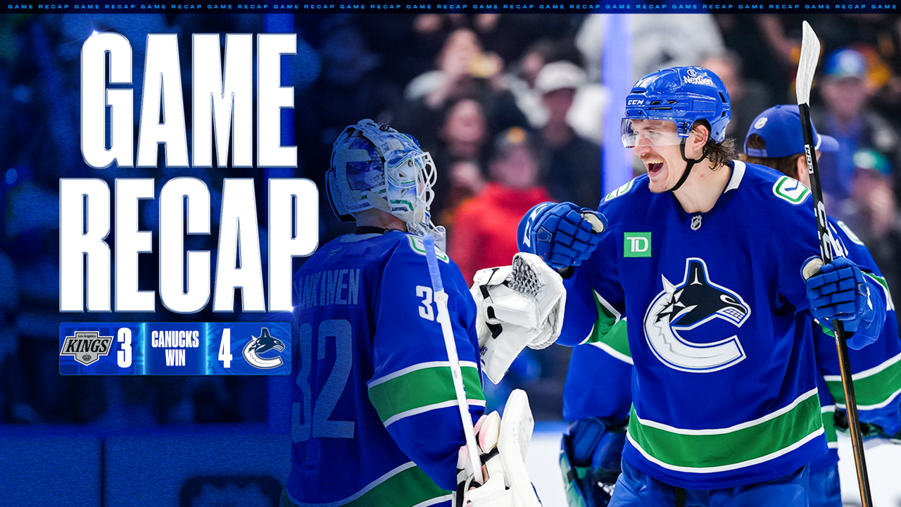 Canucks Win Third Straight 4-3 in OT, Jake DeBrusk Gets Game-Winner