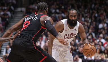 Raptors' Immanuel Quickley to miss the rest of 1st-round series vs. Cavs after aggravating strained hamstring