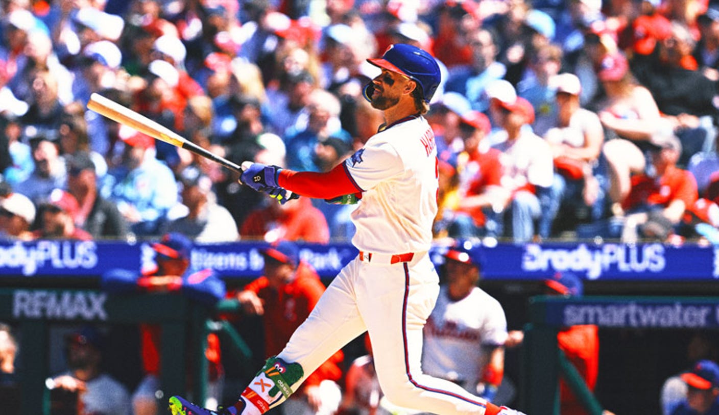 Schwarber, Harper Hit Back-to-Back Home Runs to Lead Phillies Over Diamondbacks