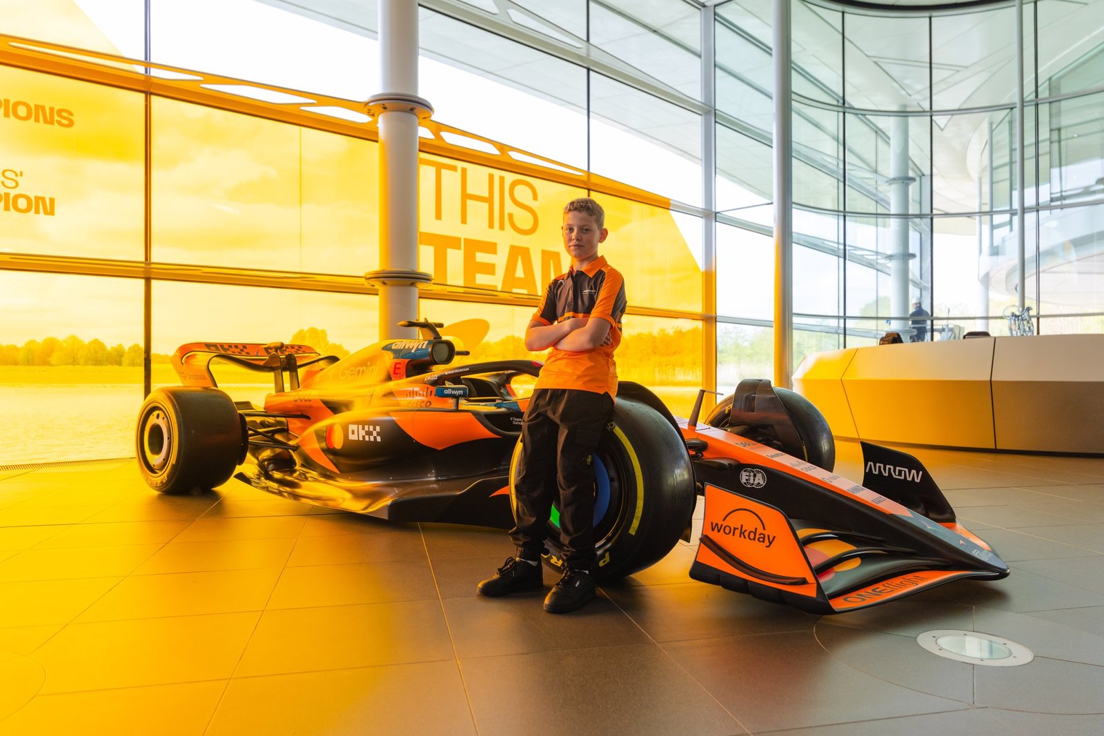 Harry Williams is McLaren's youngest-ever driver