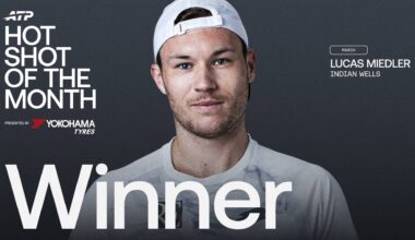 Lucas Miedler wins March's Hot Shot of the Month presented by Yokohama award for Indian Wells magic.