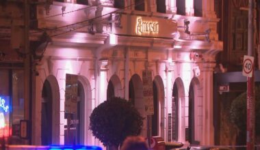 Terrified patrons caught up in drive-by shooting at popular Melbourne bar - 9News