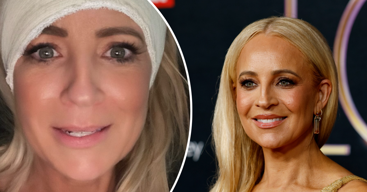 TV personality Carrie Bickmore updates fans following gruesome head injury