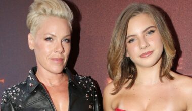 Pink and daughter Willow make rare red carpet appearance for The Lost Boys opening night in New York